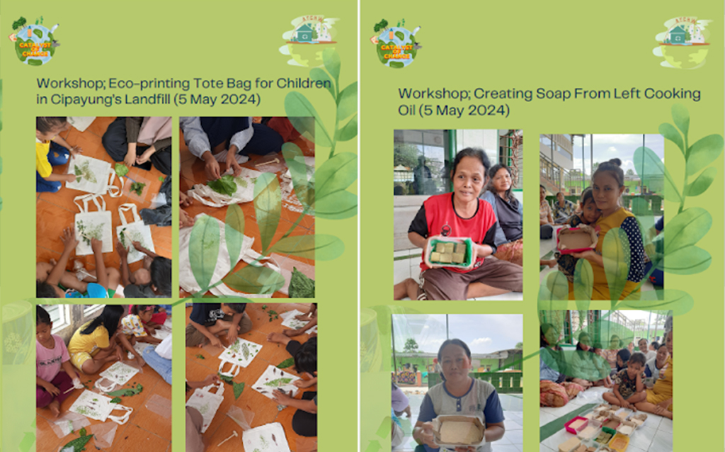 ASEAN Youth Community for Household Hazardous Waste Management conducted two workshops in Cipayung, Indonesia